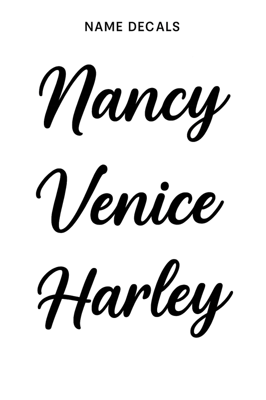 Custom Name Decal for Snackle Box - Personalized Decals