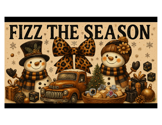 Fizz the Season– Snowman | 20 oz Sublimation Tumbler