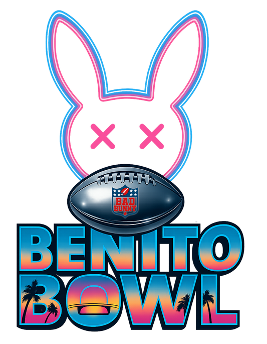 Benito Bowl T-Shirt - Bad Bunny Super Bowl Halftime Show Tee