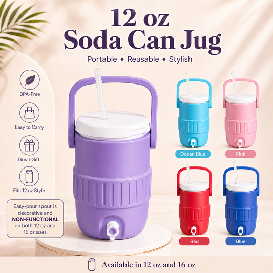 3D Soda Can Holder Jug
