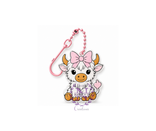 Pink Bow Cow Can Opener
