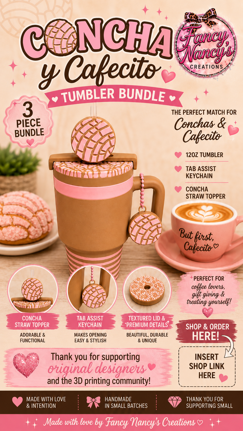 Concha y Cafecito Tumbler Bundle