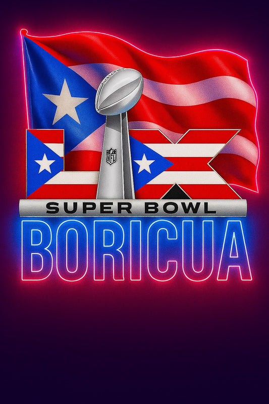 Super Bowl Boricua 20 oz Sublimation Tumbler – Puerto Rican Pride Edition