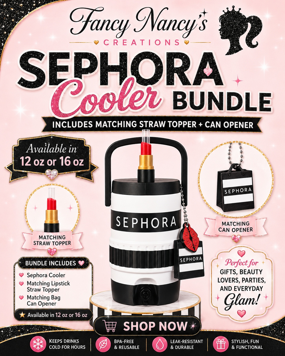Sephora Lipstick Straw Topper