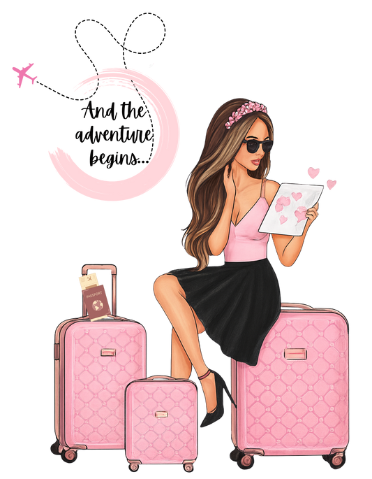 And the Adventures Begin" T-Shirt - Travel & Adventure Lover Gift