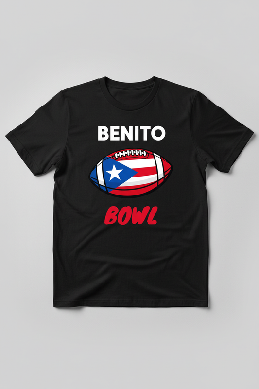 Benito Football Bowl Puerto Rico T-Shirt Mockup