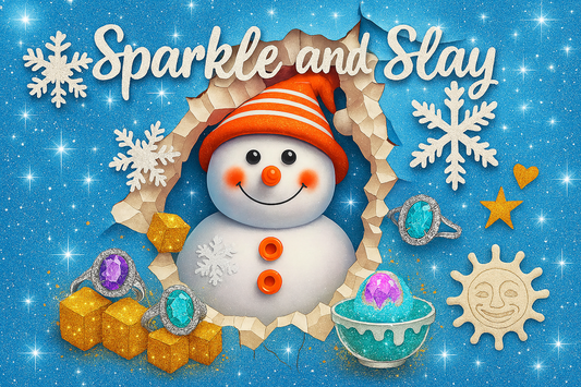 Sparkle and Slay Snowman | 20 oz Sublimation Tumbler