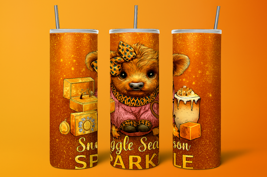 Snuggle Season Sparkle | 20 oz Sublimation Tumbler