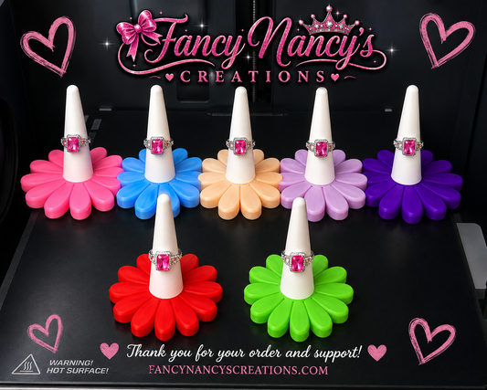Flower Daisy Ring Cone Display Stand