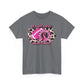 Unisex Heavy Cotton Tee - GO, FIGHT, TACKLE BREAST CANCER