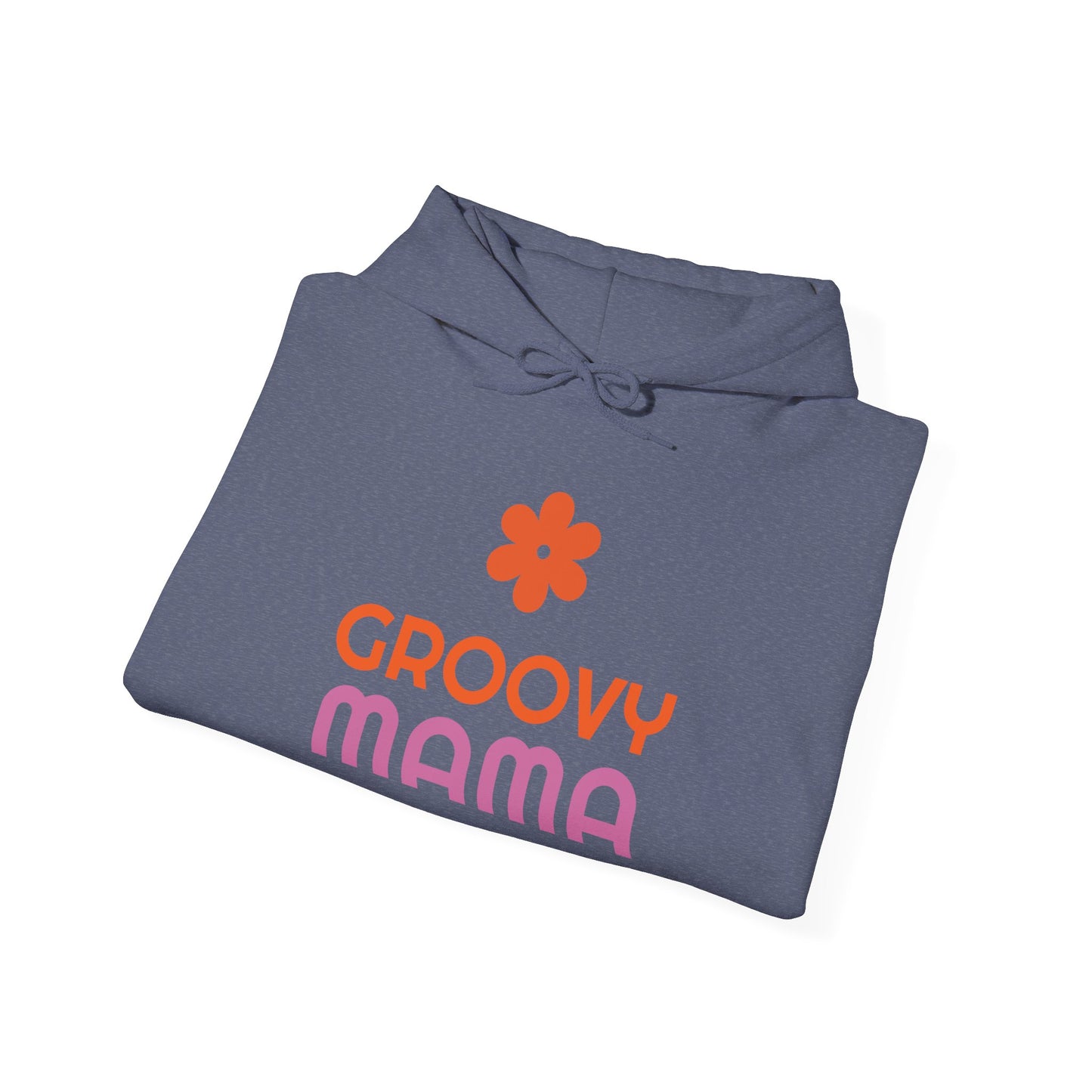 Unisex Heavy Blend™ Hooded Sweatshirt - Groovy MAMA