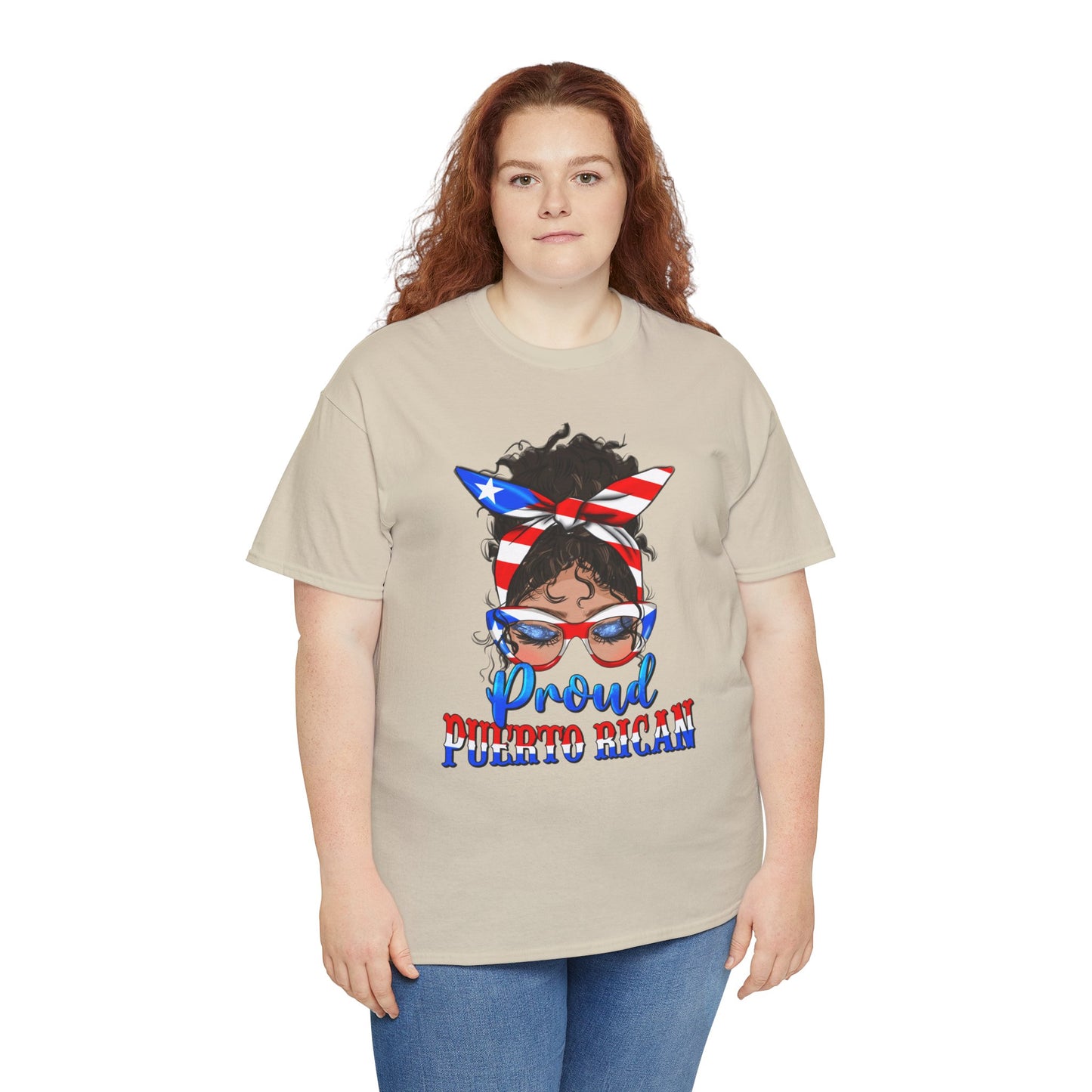 Unisex Heavy Cotton Tee - Proud Puerto Rican