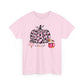 Unisex Heavy Cotton Tee- Hello Fall Pink Leopard Pumpkin