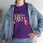 Unisex Heavy Cotton Tee- Hello Fall Pink Leopard Pumpkin