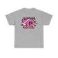 Unisex Heavy Cotton Tee - GO, FIGHT, TACKLE BREAST CANCER