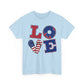 Unisex Heavy Cotton Tee - LOVE