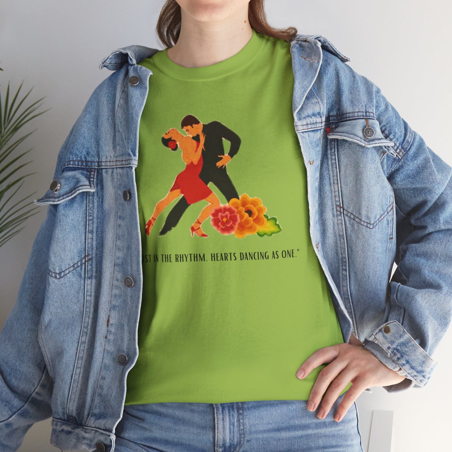 Unisex Heavy Cotton Tee - SALSA DANCING