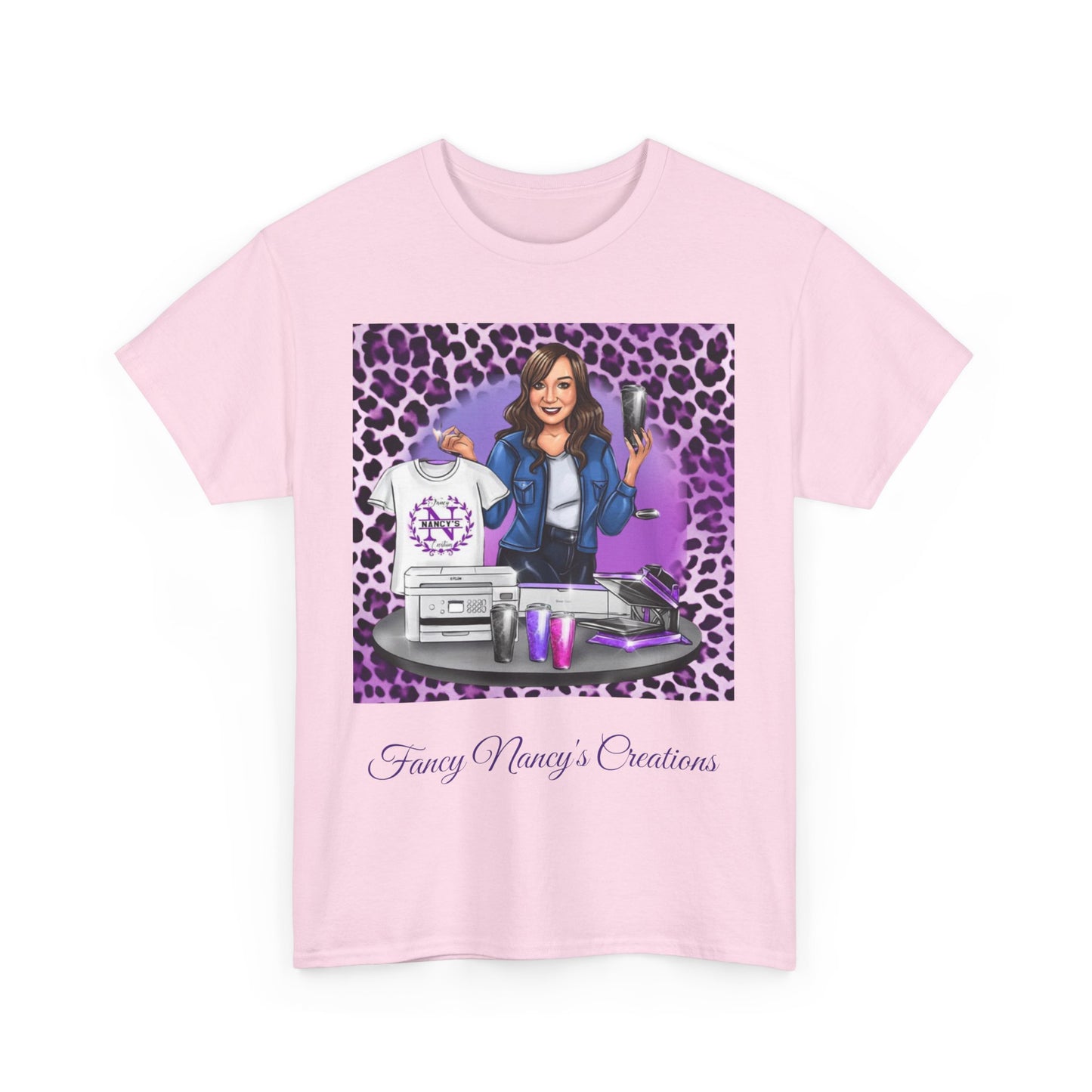 Unisex Heavy Cotton Tee - FANCY NANCY'S CREATIONS