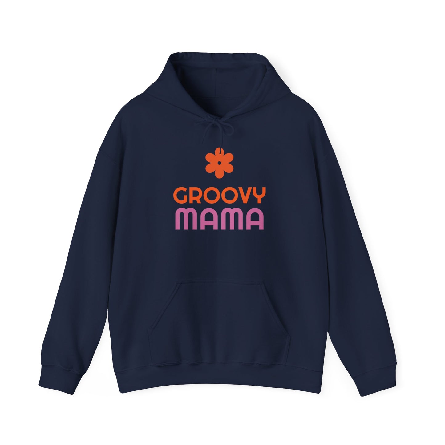 Unisex Heavy Blend™ Hooded Sweatshirt - Groovy MAMA