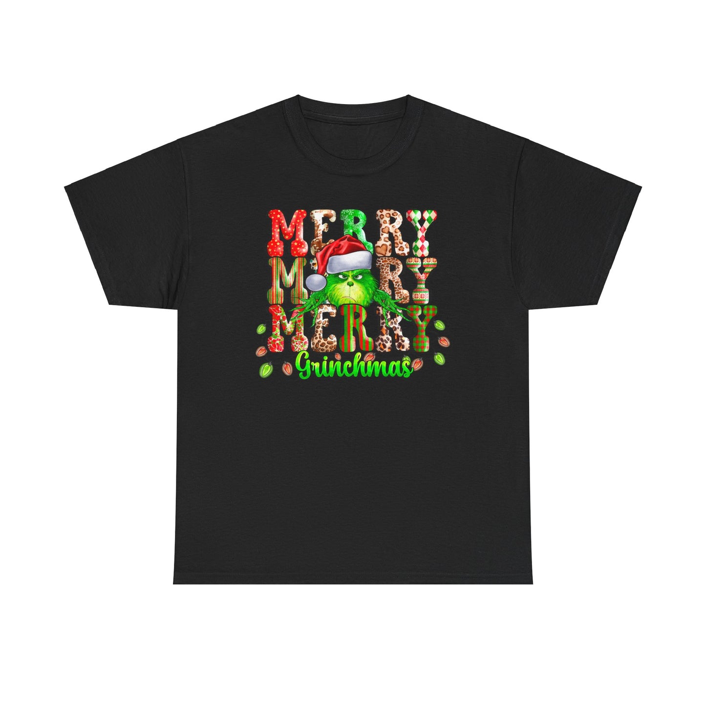 Grinch Christmas Unisex Heavy Cotton Tee