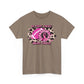 Unisex Heavy Cotton Tee - GO, FIGHT, TACKLE BREAST CANCER