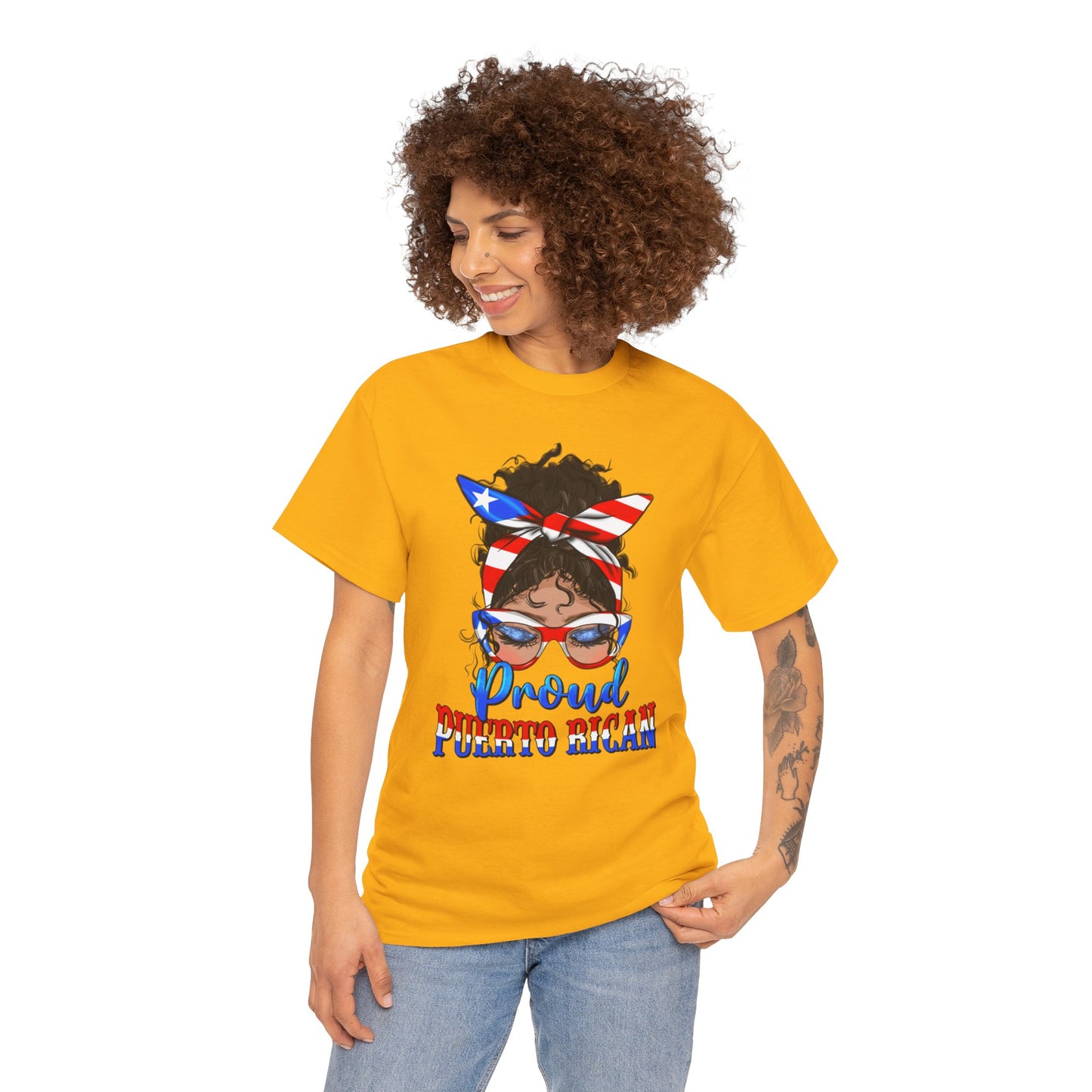 Unisex Heavy Cotton Tee - Proud Puerto Rican