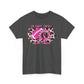 Unisex Heavy Cotton Tee - GO, FIGHT, TACKLE BREAST CANCER