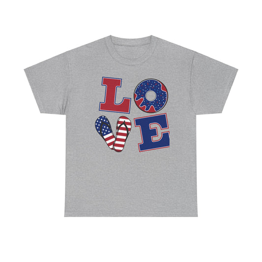 Unisex Heavy Cotton Tee - LOVE