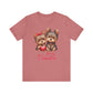 Be My Valentine Dog Lovers Tee - Cute Short Sleeve Shirt for Pet Owners