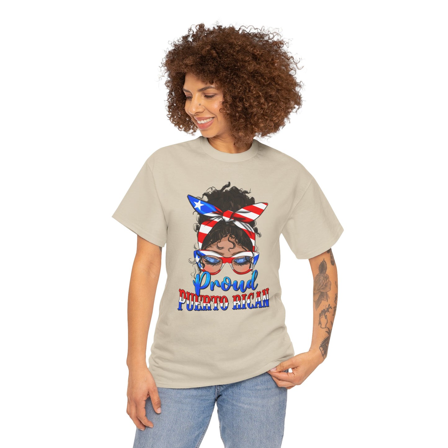 Unisex Heavy Cotton Tee - Proud Puerto Rican