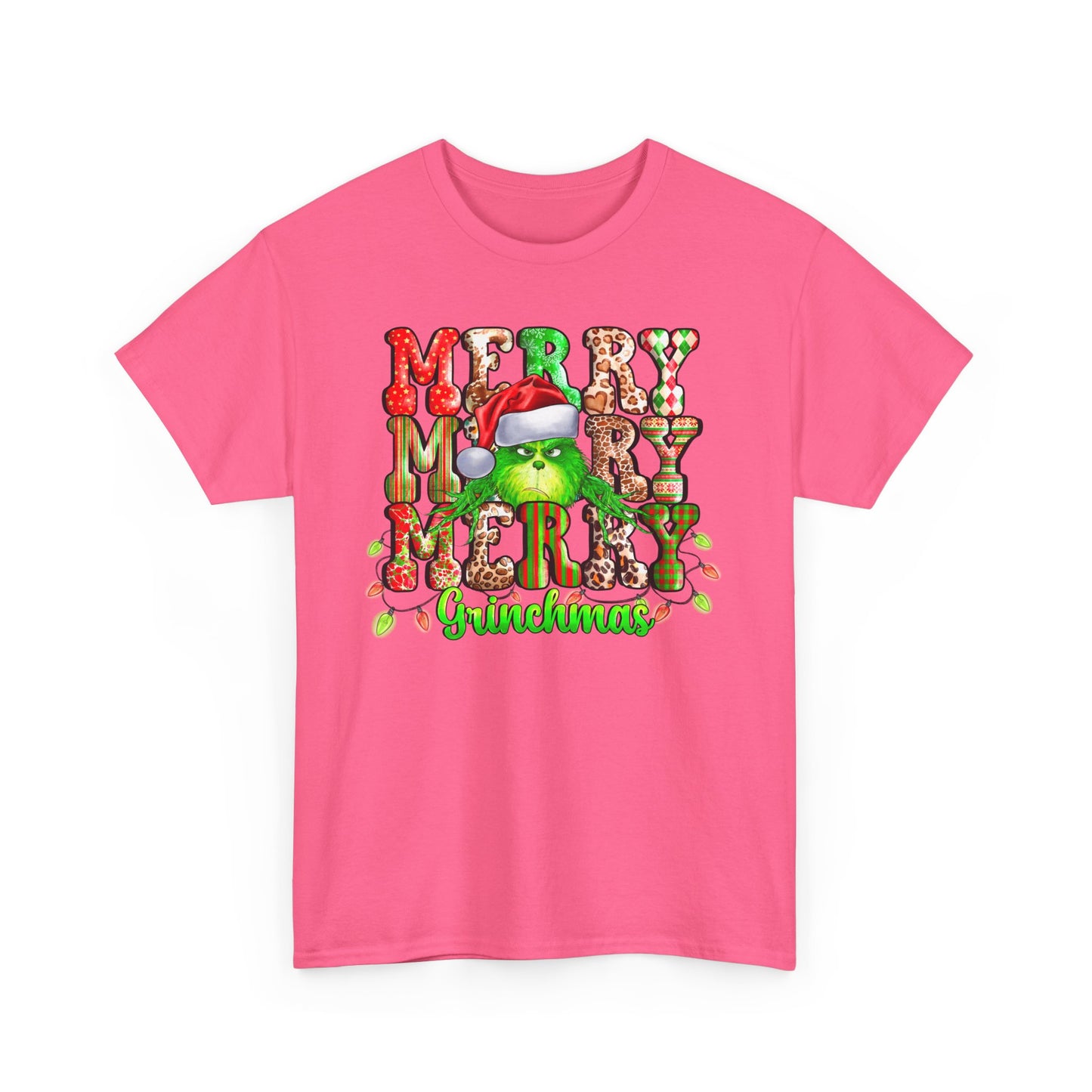 Grinch Christmas Unisex Heavy Cotton Tee