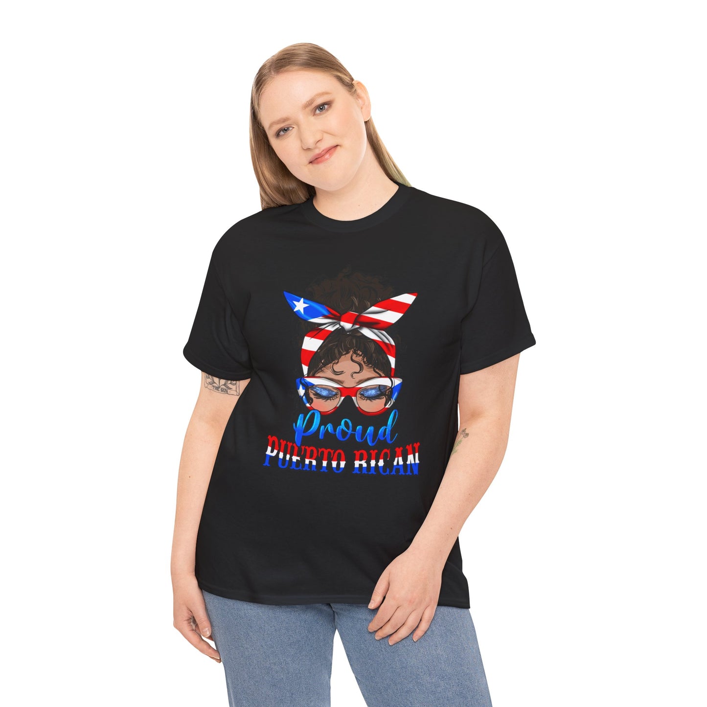 Unisex Heavy Cotton Tee - Proud Puerto Rican