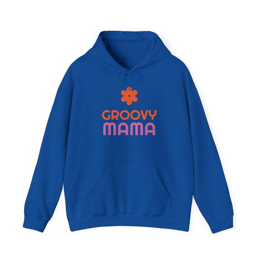 Unisex Heavy Blend™ Hooded Sweatshirt - Groovy MAMA