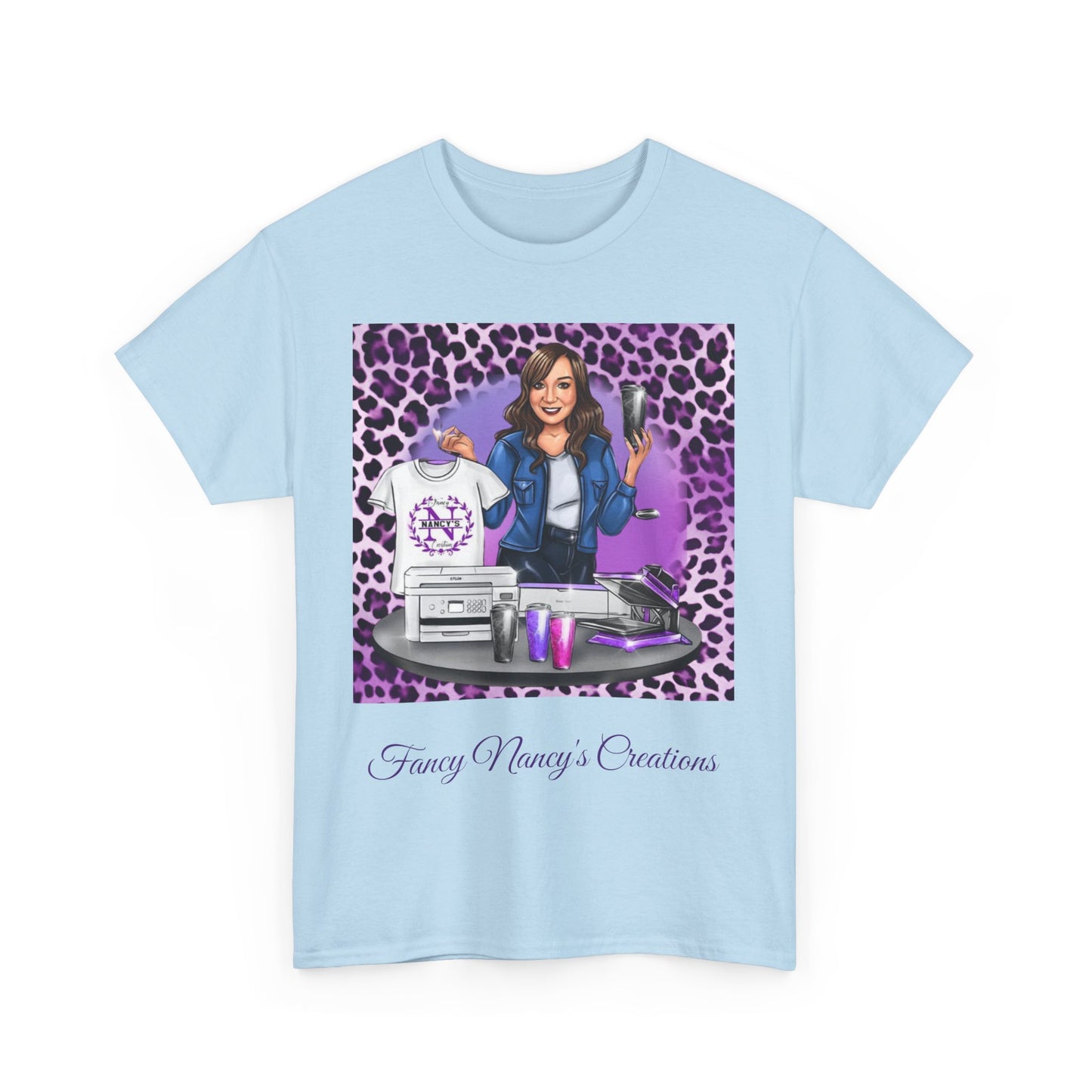 Unisex Heavy Cotton Tee - FANCY NANCY'S CREATIONS