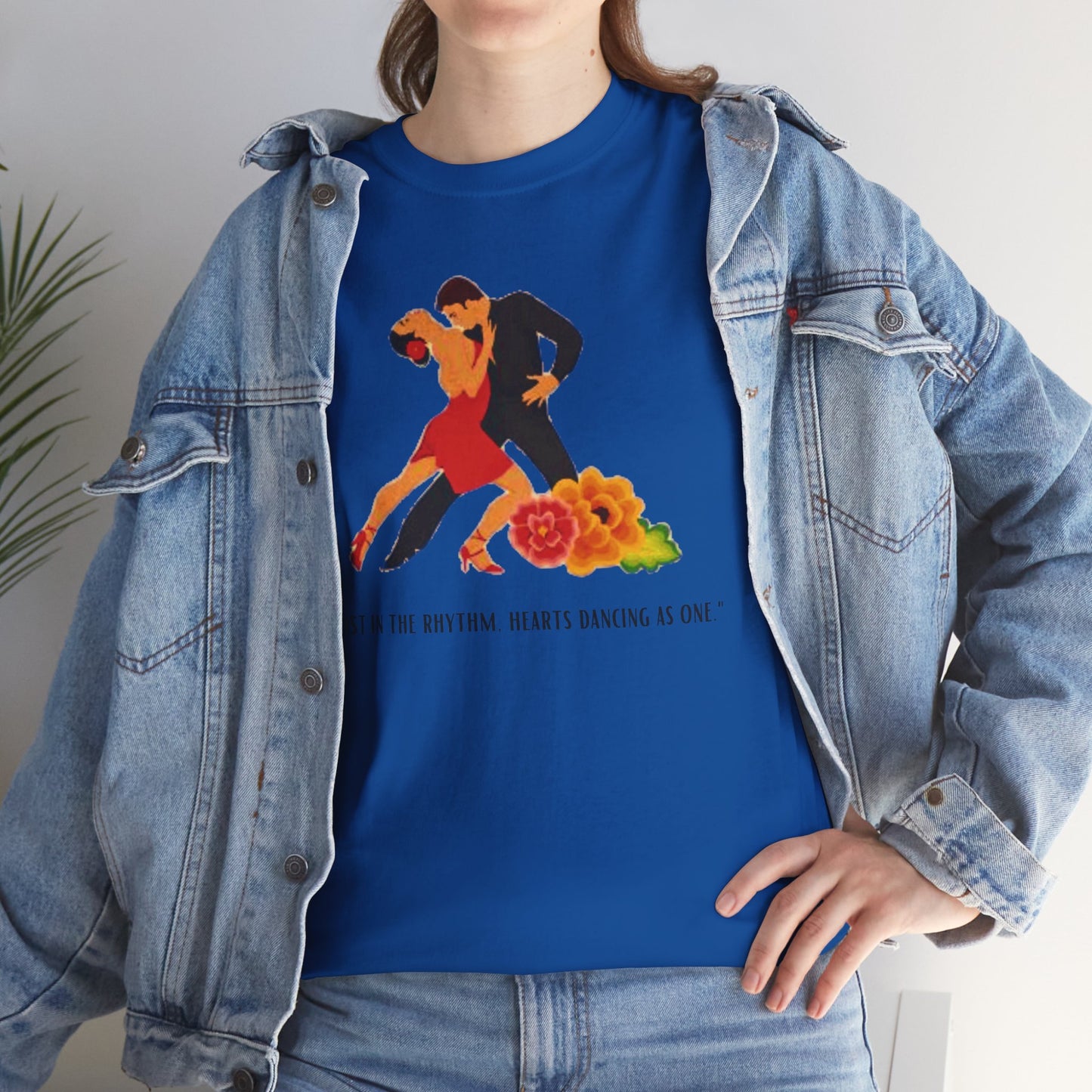 Unisex Heavy Cotton Tee - SALSA DANCING