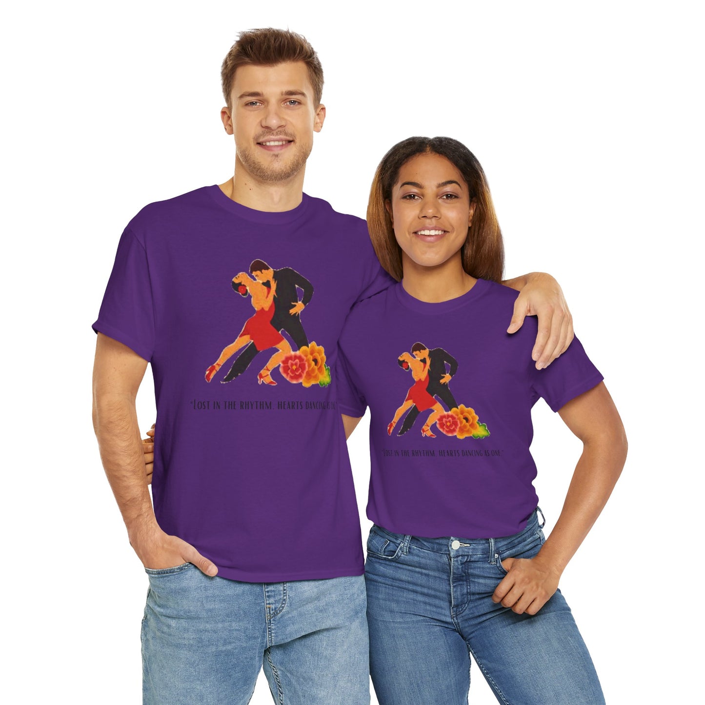 Unisex Heavy Cotton Tee - SALSA DANCING