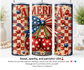America 20 oz Sublimation Tumbler
