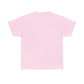 Unisex Heavy Cotton Tee - Flag breast cancer awareness