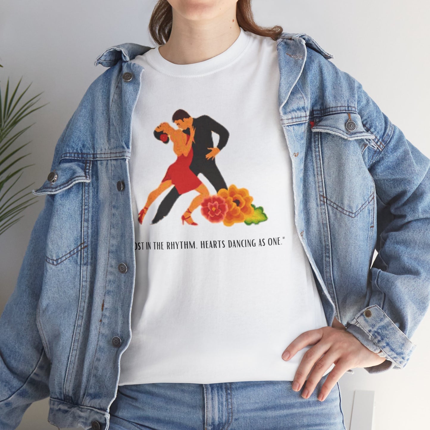 Unisex Heavy Cotton Tee - SALSA DANCING