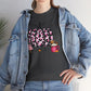 Unisex Heavy Cotton Tee- Hello Fall Pink Leopard Pumpkin