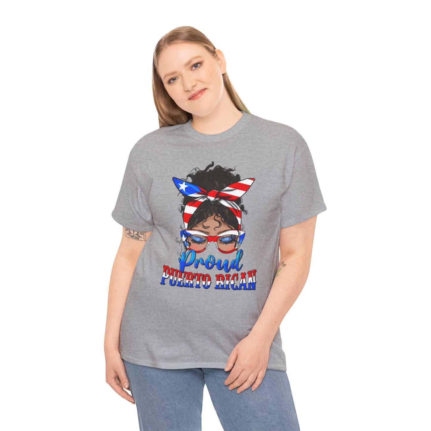 Unisex Heavy Cotton Tee - Proud Puerto Rican