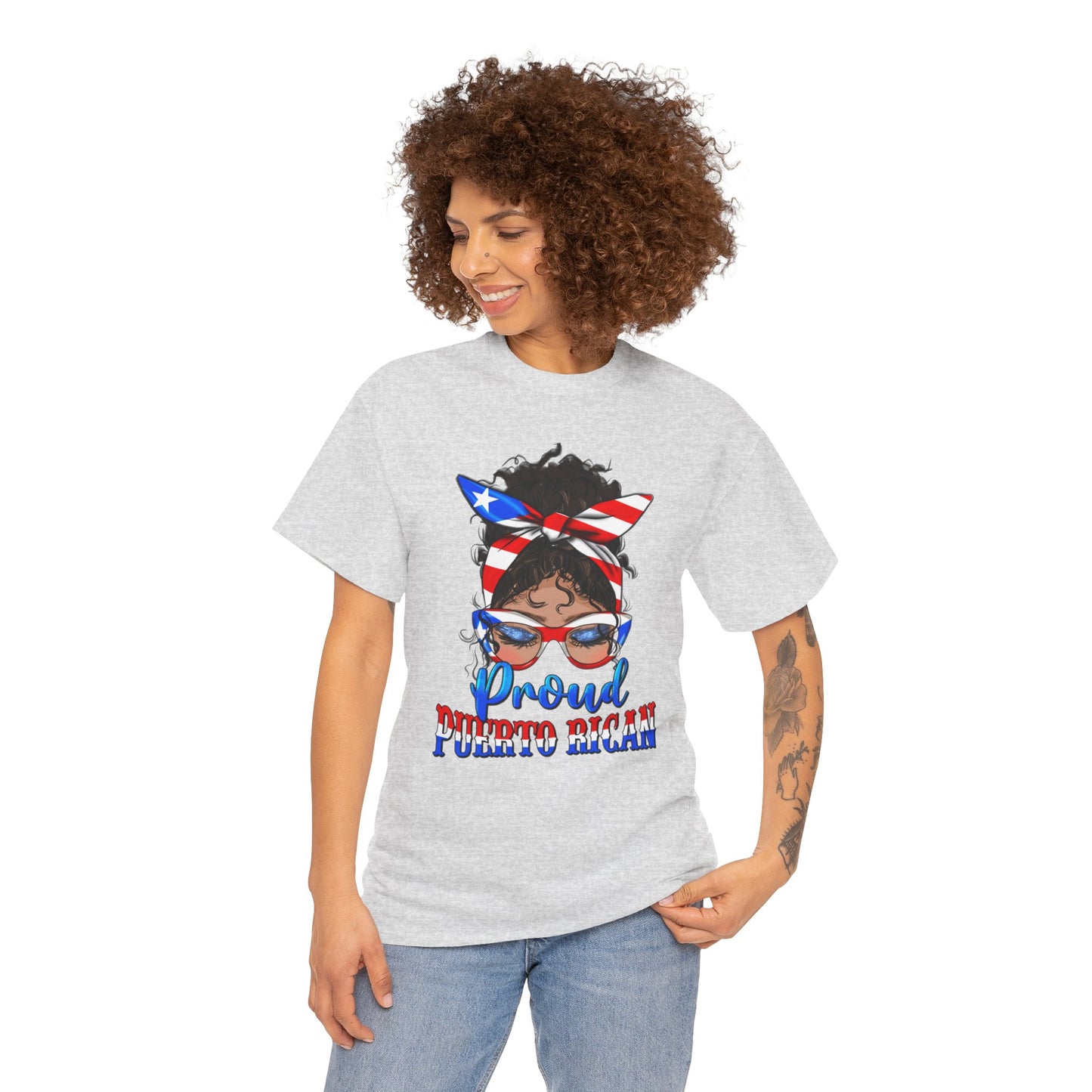 Unisex Heavy Cotton Tee - Proud Puerto Rican