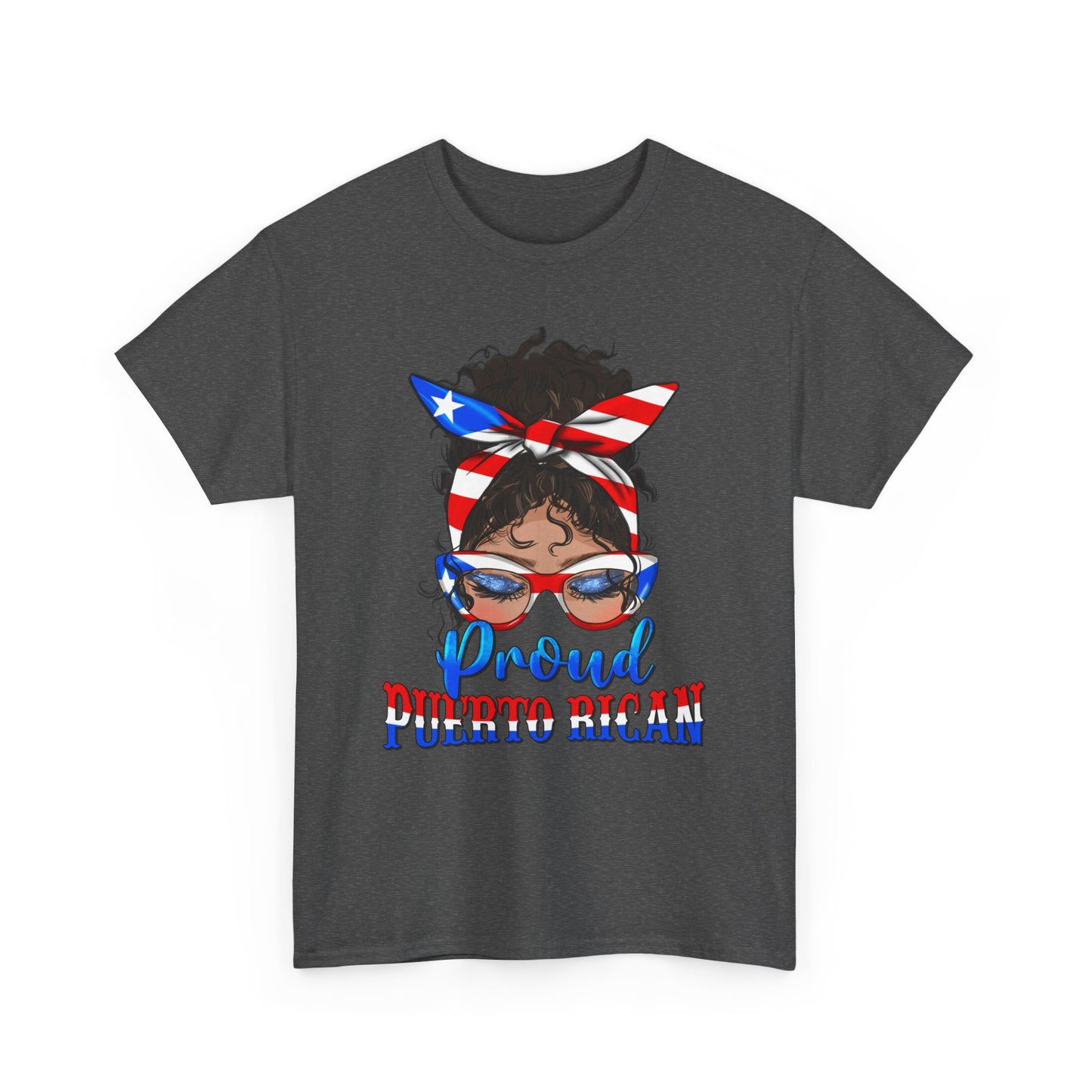 Unisex Heavy Cotton Tee - Proud Puerto Rican