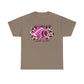 Unisex Heavy Cotton Tee - GO, FIGHT, TACKLE BREAST CANCER