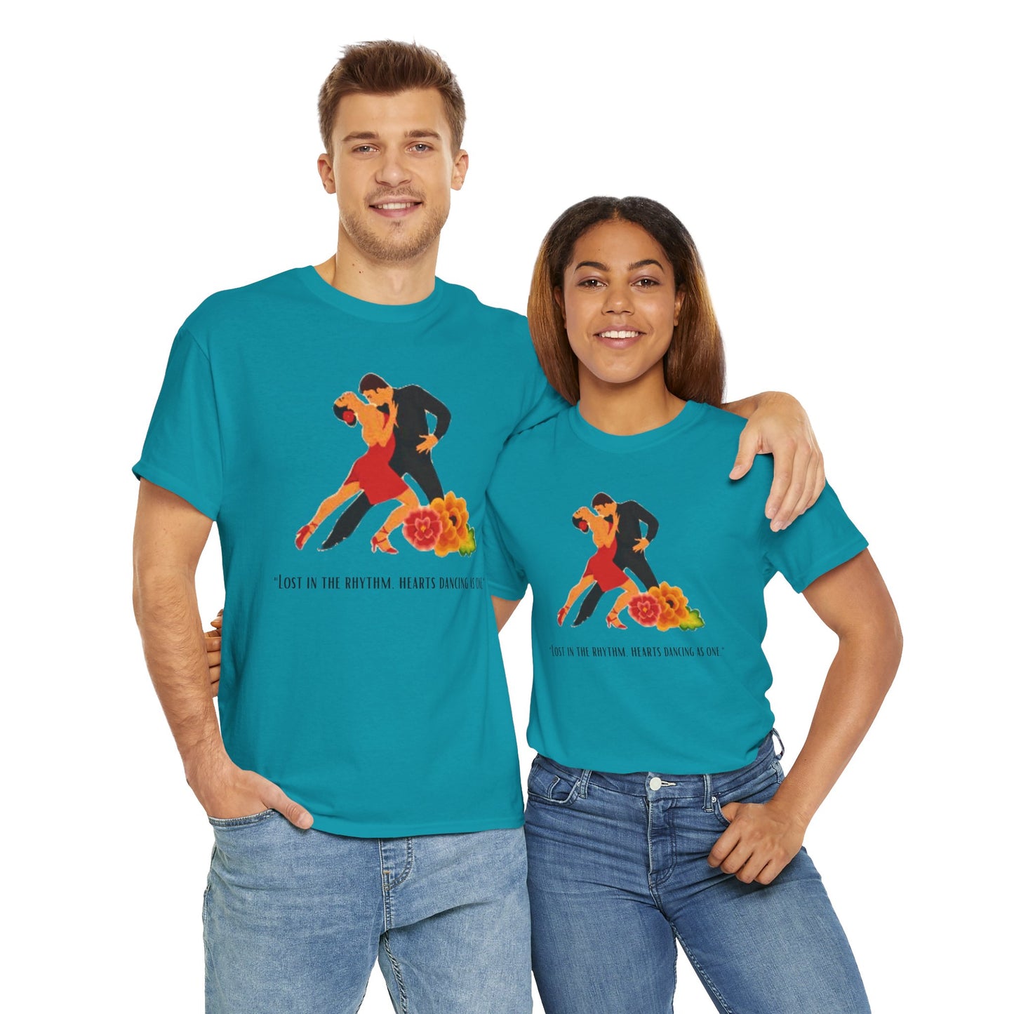 Unisex Heavy Cotton Tee - SALSA DANCING