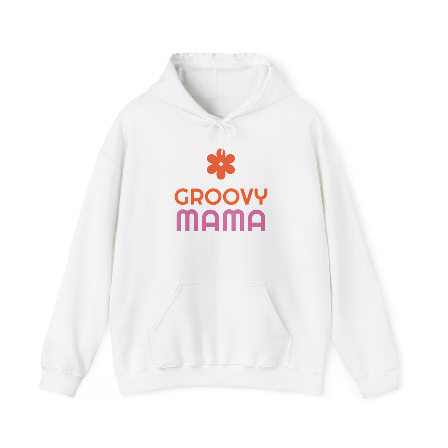 Unisex Heavy Blend™ Hooded Sweatshirt - Groovy MAMA