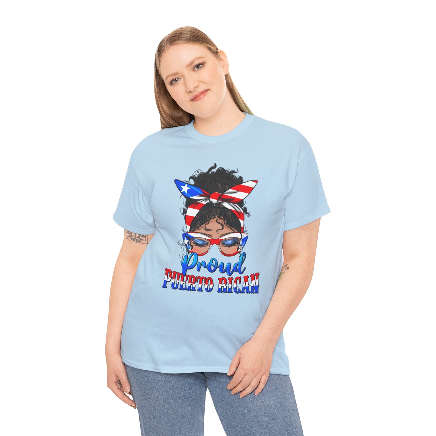 Unisex Heavy Cotton Tee - Proud Puerto Rican