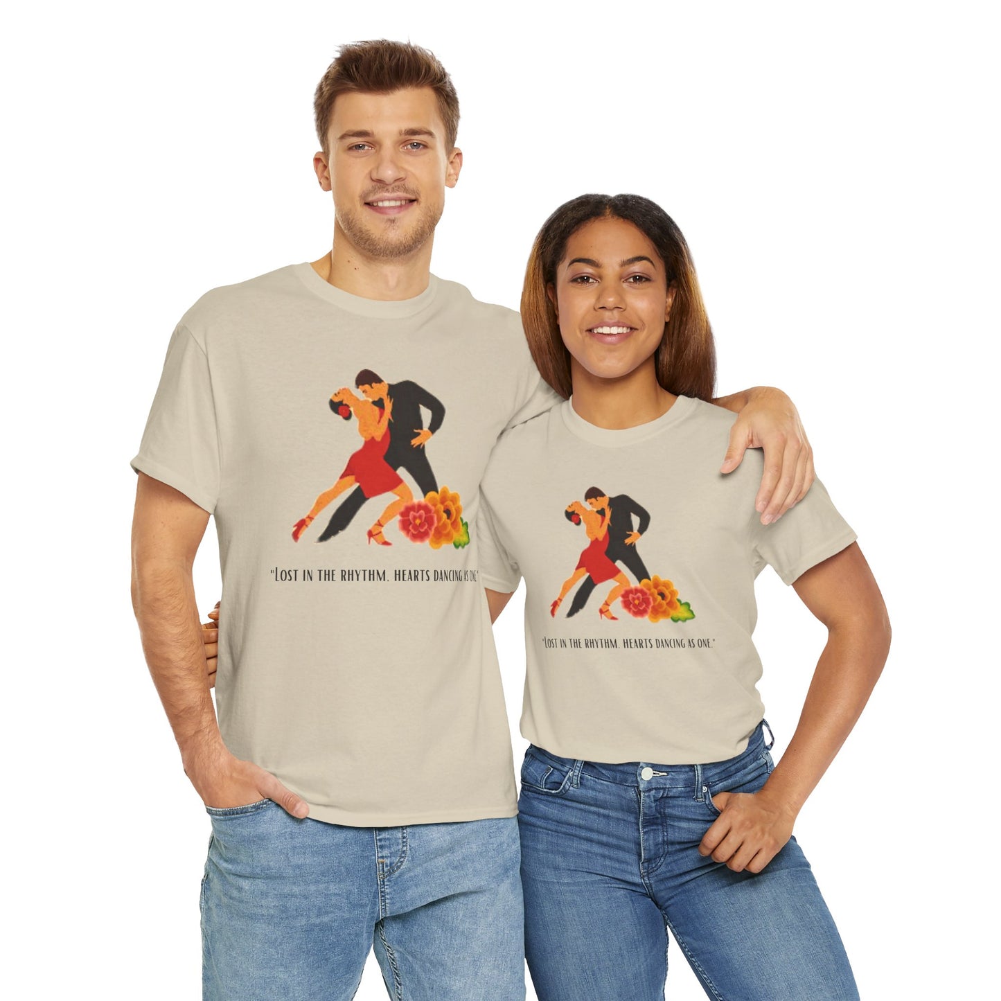 Unisex Heavy Cotton Tee - SALSA DANCING