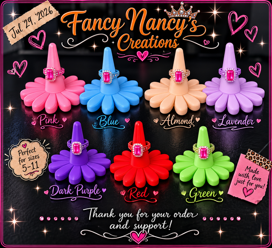 Flower Daisy Ring Cone Display Stand