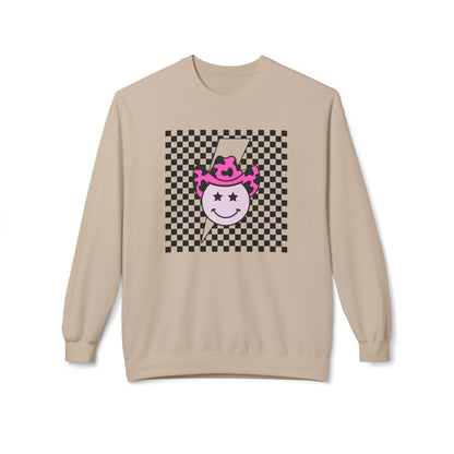 Retro Cheerful Cowboy Sweatshirt for Cool Vibes